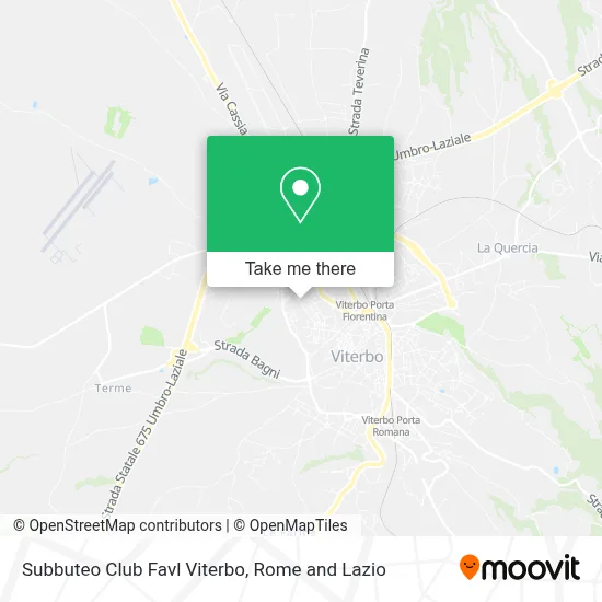 Subbuteo Club Favl Viterbo map