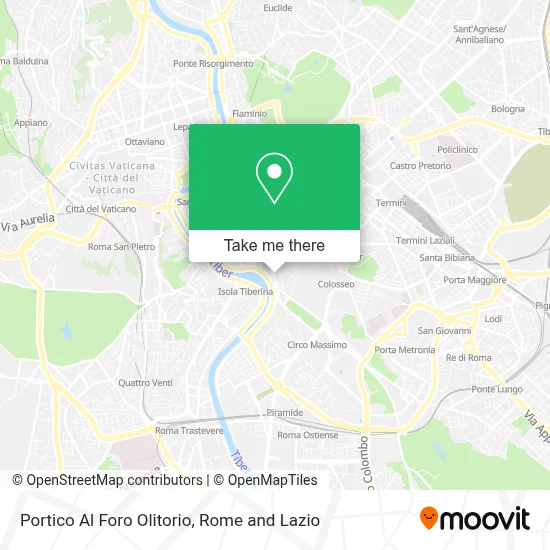 Portico Al Foro Olitorio map