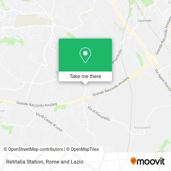 Retitalia Station map