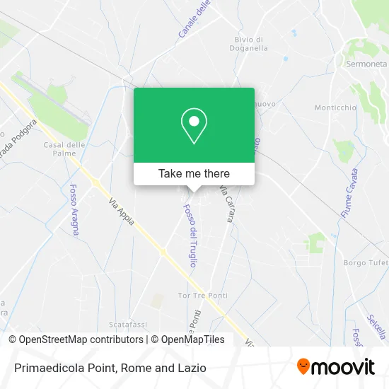 Primaedicola Point map