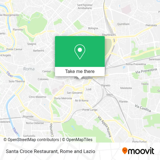 Santa Croce Restaurant map