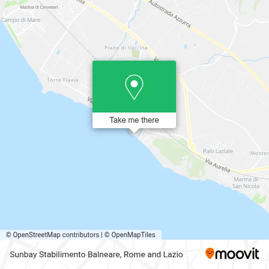 Sunbay Stabilimento Balneare map
