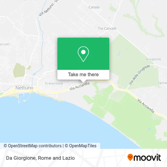 Da Giorgione map