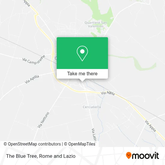 The Blue Tree map