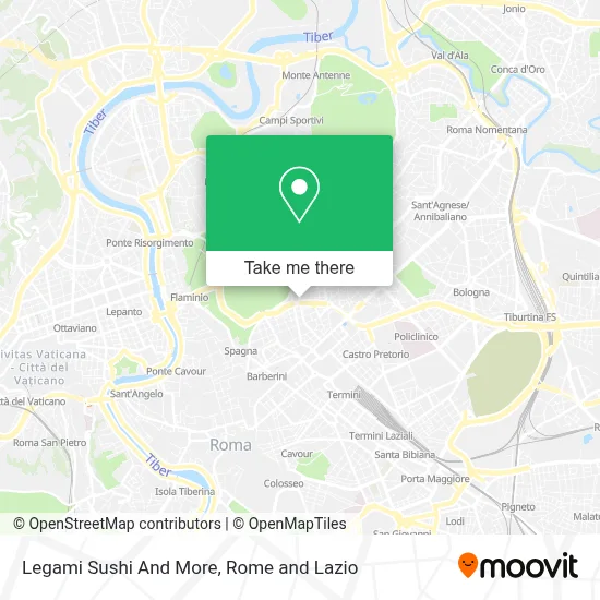 Legami Sushi And More map