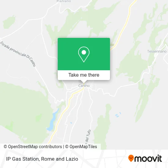 IP Gas Station map