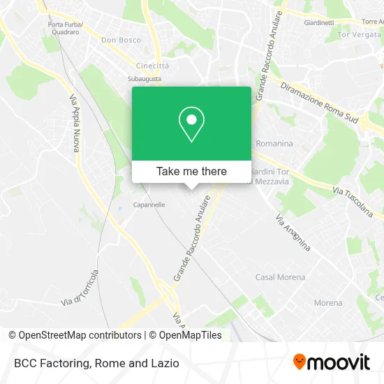 BCC Factoring map
