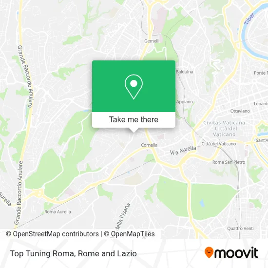 Top Tuning Roma map