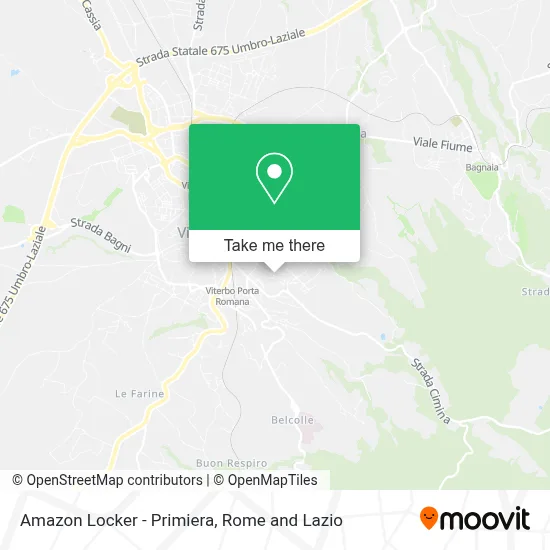 Amazon Locker - Primiera map