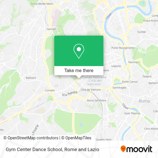 Gym Center Dance School map