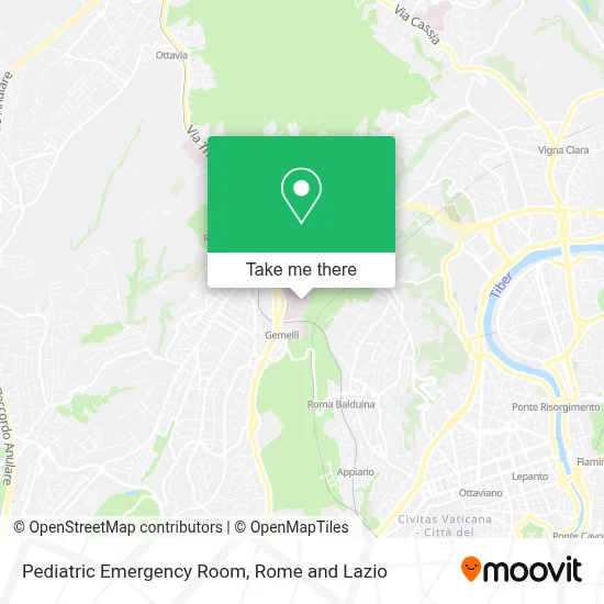 Pediatric Emergency Room map