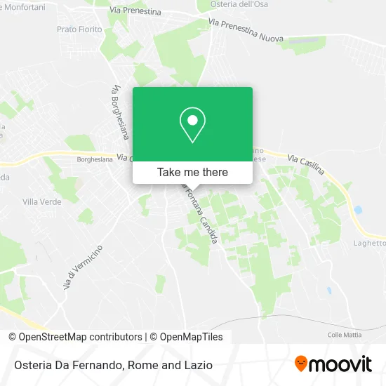 Osteria Da Fernando map