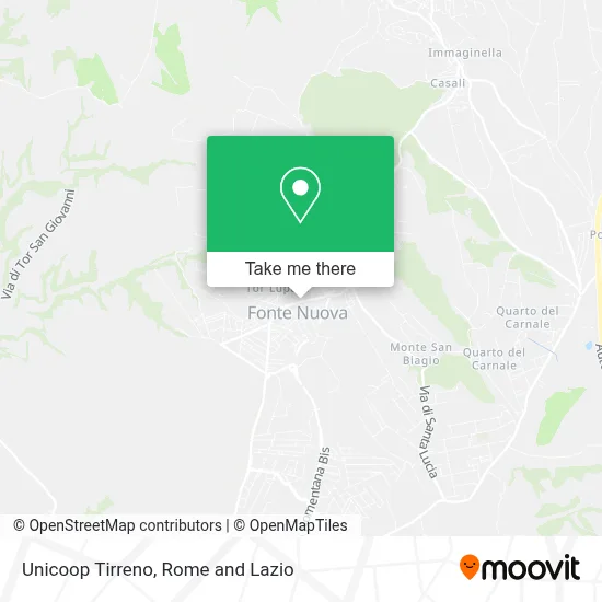 Unicoop Tirreno map