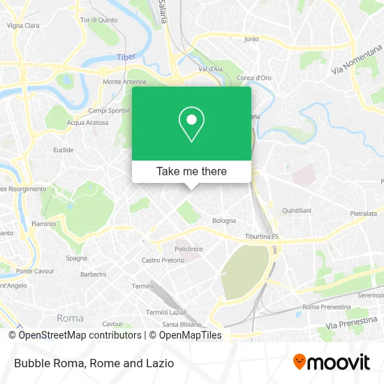 Bubble Roma map