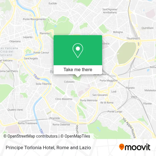 Principe Torlonia Hotel map
