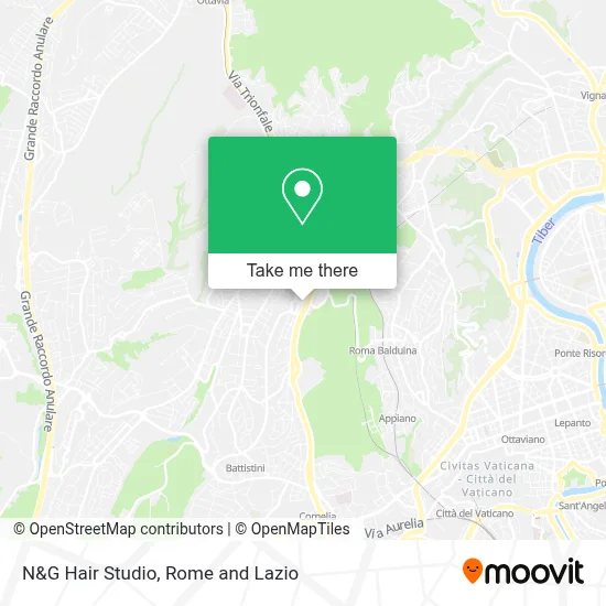 N&G Hair Studio map