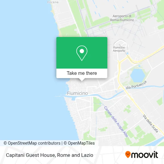 Capitani Guest House map