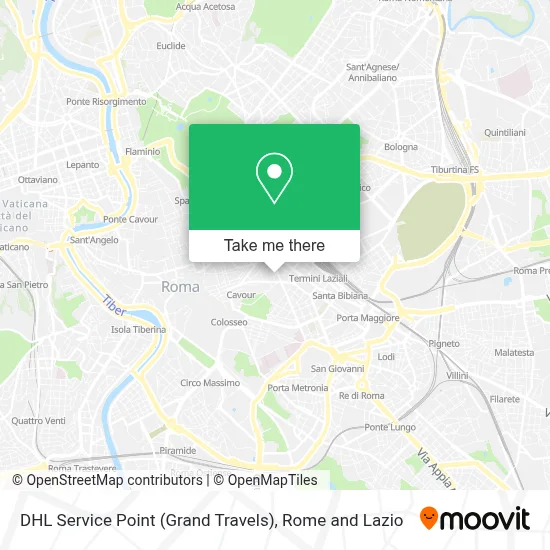 DHL Service Point (Grand Travels) map