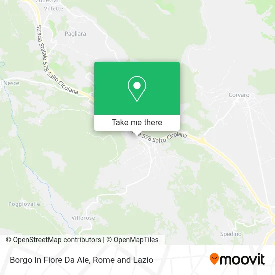 Borgo In Fiore Da Ale map