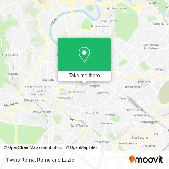 Twins Roma map