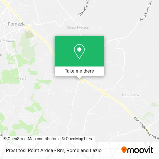 Prestitosi Point Ardea - Rm map