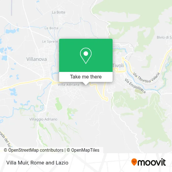 Villa Muir map