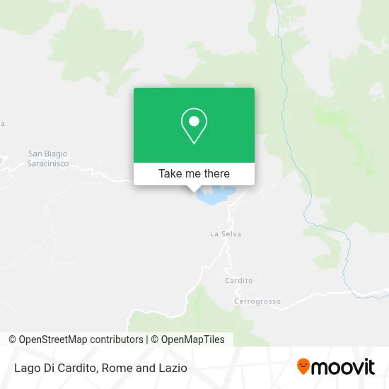 Lago Di Cardito map