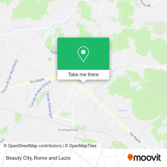 Beauty City map