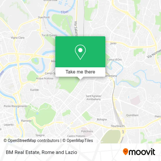 BM Real Estate map