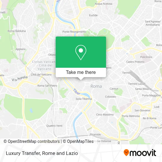 Luxury Transfer map