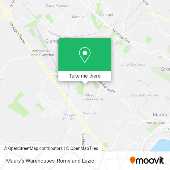 Maury's Warehouses map