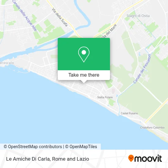 Le Amiche Di Carla map