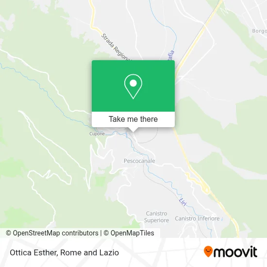 Ottica Esther map