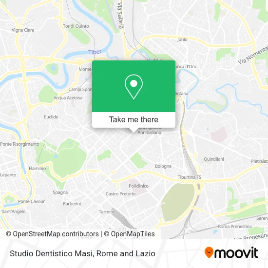 Studio Dentistico Masi map