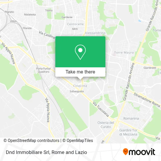 Dnd Immobiliare Srl map