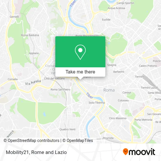 Mobility21 map