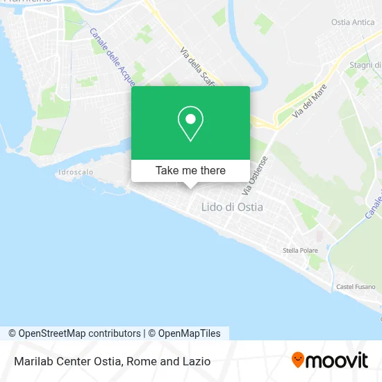 Marilab Center Ostia map