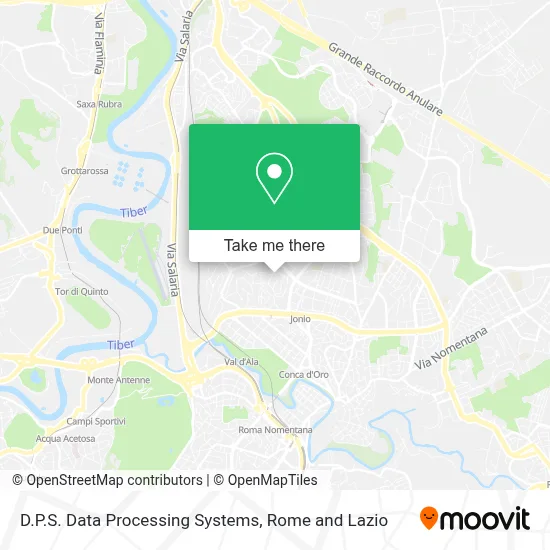 D.P.S. Data Processing Systems map