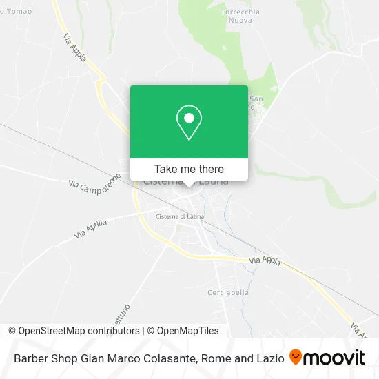 Barber Shop Gian Marco Colasante map