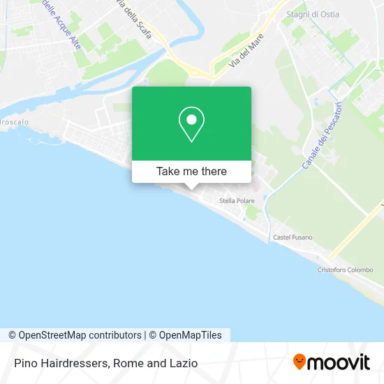 Pino Hairdressers map