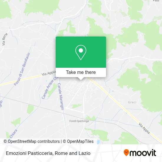 Emozioni Pasticceria map
