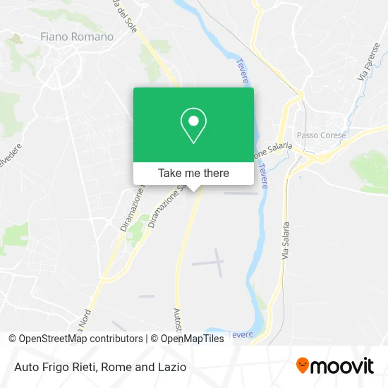 Auto Frigo Rieti map