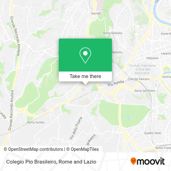 Colegio Pio Brasileiro map