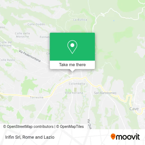 Irifin Srl map