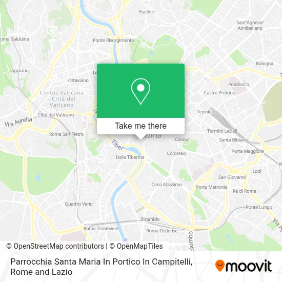 Parrocchia Santa Maria In Portico In Campitelli map