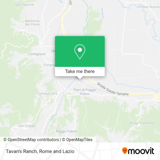 Tavan's Ranch map