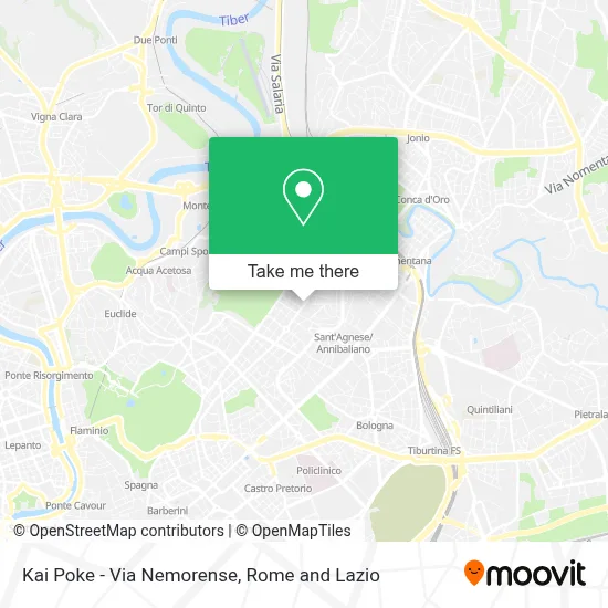 Kai Poke - Via Nemorense map