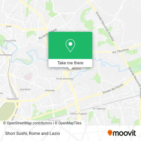 Shori Sushi map