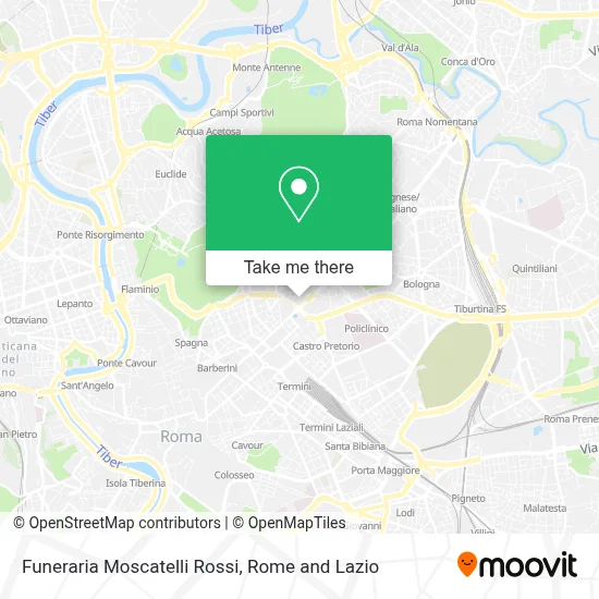 Funeraria Moscatelli Rossi map