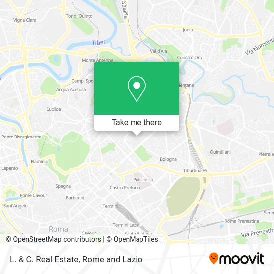 L. & C. Real Estate map